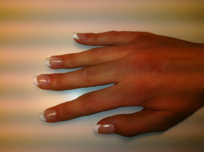  Gel-Refill mit French in Anfänger Nageldesign