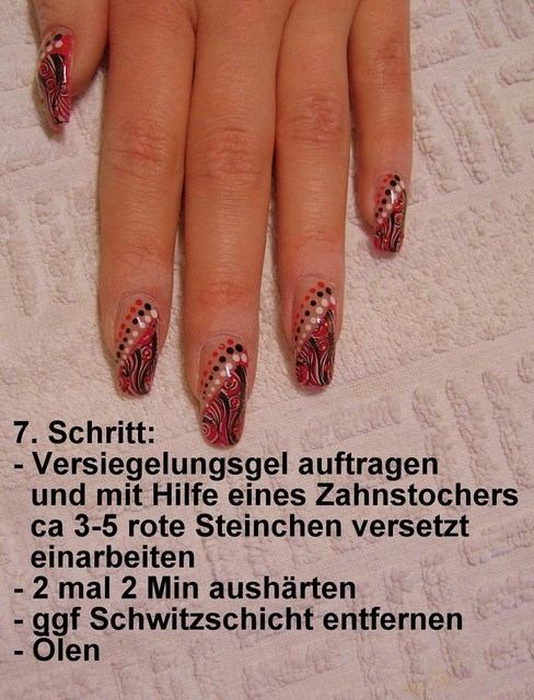 8 Retro-Style verschiedene Anleitungen in Nageldesign