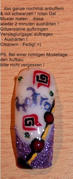 Bild6 Retro-Style verschiedene Anleitungen in Nageldesign