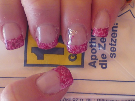  Mein 2.versuch.nicht ganz zufrieden :-S in Anfänger Nageldesign