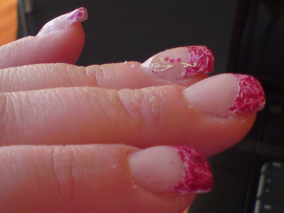  Mein 2.versuch.nicht ganz zufrieden :-S in Anfänger Nageldesign