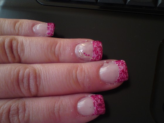  Mein 2.versuch.nicht ganz zufrieden :-S in Anfänger Nageldesign