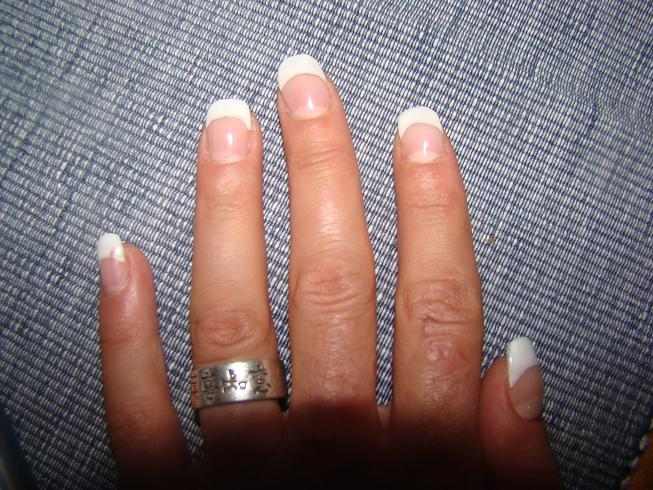 Verlängerung mit Schablone 1. Versuch - Gelmodellage mit Schablone u French! in Anfänger Nageldesign