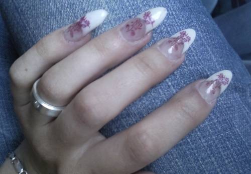 das waren meine aller, aller ersten.... Einige Modellagen. in Anfänger Nageldesign