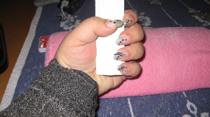 gesamt 1. Versuch an mir selbst in Anfänger Nageldesign