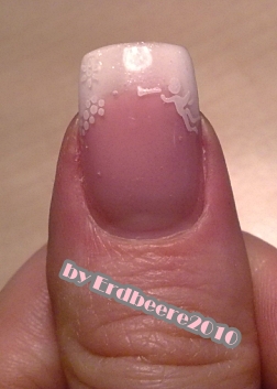 White Diamond Dreams2 Weiß, deckendes Glitzergel für French in Zubehör