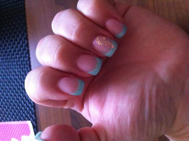 Mint French French Mint Glimmer, was noch verbessern? in Anfänger Nageldesign