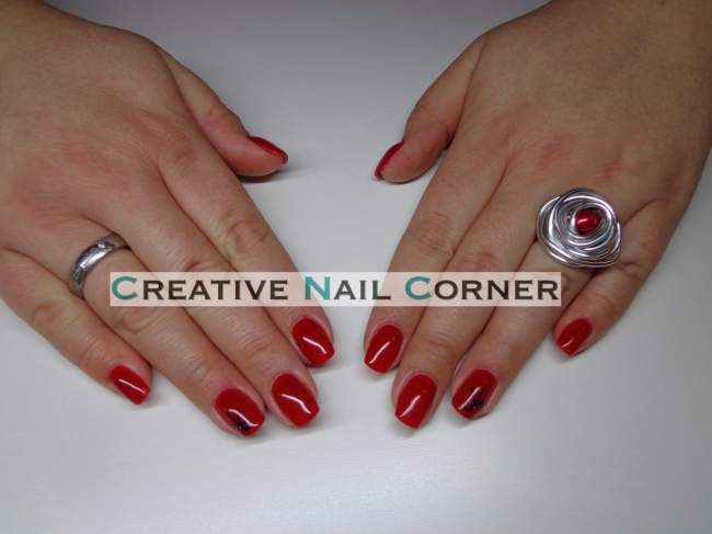 Rotes Fullcover - komplett mit Gelen von Svenjas-Nailshop.de 15 % Rabatt - Svenja´s Nail Shop in Online-Shop