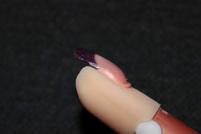 Seitenansicht 1 Acrylnagel an NT - Bitte Kritik und Tipps in Anfänger Nageldesign