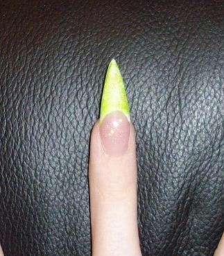  1. Stiletteo mit Schablone/gel in Anfänger Nageldesign