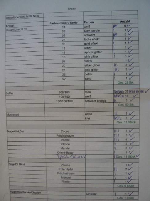 Excel Liste SB bei MPK-Nails vom 02.06. - 10.06.2013 - 12 Uhr in Sammelbestellungen