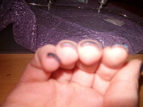 die spitze Das is dann mal mein 4. Versuch in Anfänger Nageldesign