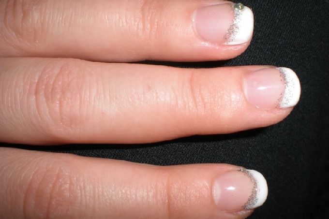 Meine 1. Modellage 5 1. Naturnagelverstärkung mit Gel - French in Anfänger Nageldesign