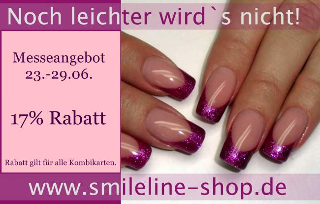 Messeangebot Frankfurt 23.-29.06.2014 www.smileline-shop.de Smileline-Shop stellt sich vor . in Online-Shop
