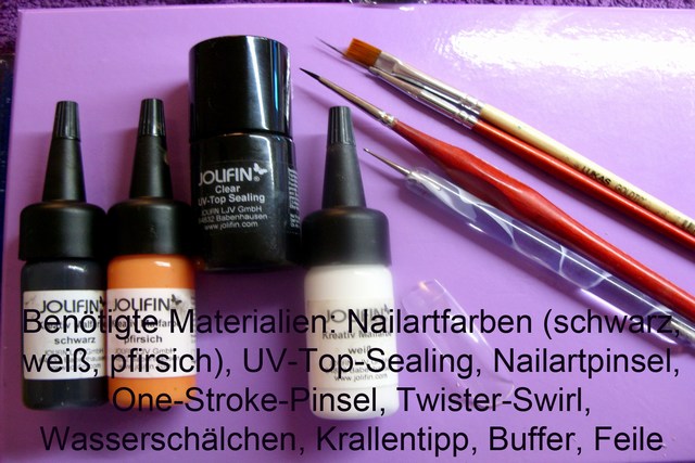 mini-1 Retro-Style verschiedene Anleitungen in Nageldesign