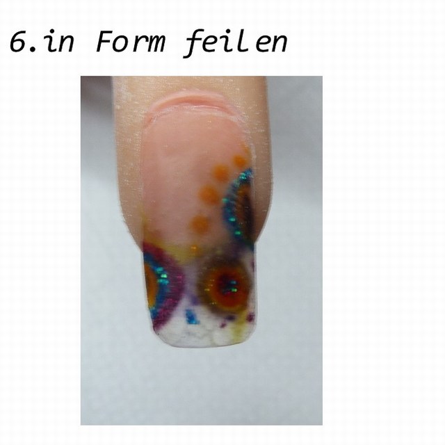 mini-4 Retro-Style verschiedene Anleitungen in Nageldesign