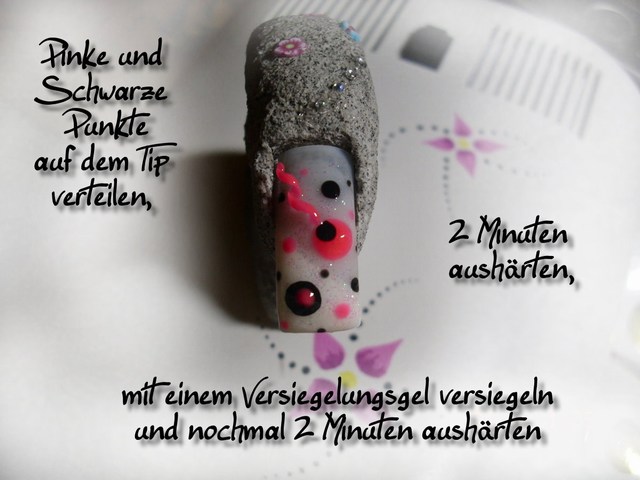 mini-9 Retro-Style verschiedene Anleitungen in Nageldesign