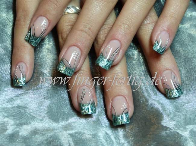 aktuelle Modellage aus 2012 Damals und heute- Vergleiche in Nageldesign