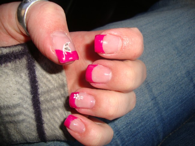 pink1 Mein 2. Modellageversuch in Anfänger Nageldesign