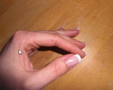linke Hand 2. Versuch in Anfänger Nageldesign