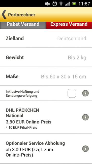 einmal Reisepaket tauschen von Produkten in Small Talk