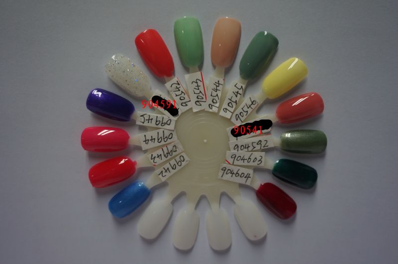 Farbkarte 14 neue UV-Nagellack Farben von CCO ab 7€ in Online-Shop