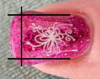 Square Tipmodellage mit pinkem Glitzerlack in Anfänger Nageldesign