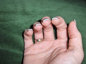  Meine Nägel (1 Woche alt) aus Studio in Gelnägel