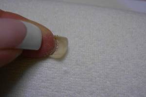 minimaler Abtrag Schmutz unter den Nägeln.wie entfernen? in Gelnägel