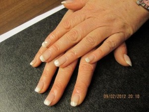 French Modellage Hilfe zu meinen Modellagen nach einem Basiskurs in Anfänger Nageldesign