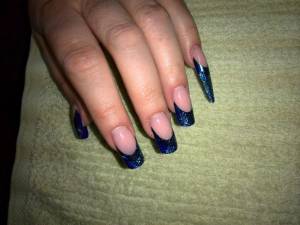 ganze Hand 1. Stiletto Versuch in Anfänger Nageldesign