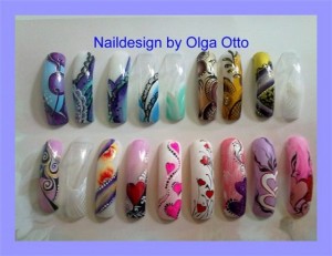 Malerei One Stroke Seminar Malerei in Wuppertal 21.01.&18.02.12 in Nailart Kurse