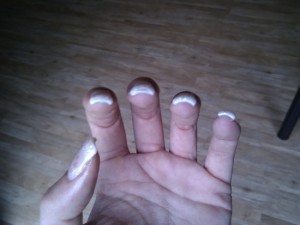  Mein 2.Auffüllen an eigener Hand   ;-) in Anfänger Nageldesign