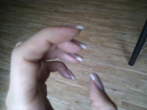  Mein 2.Auffüllen an eigener Hand   ;-) in Anfänger Nageldesign