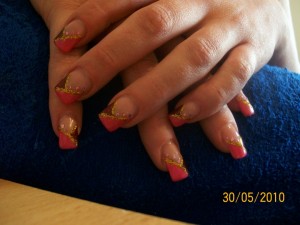 Bild 1 1. Selbstversuch  Bitte um Verbesserungsvorschläge in Anfänger Nageldesign