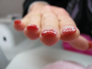  Make up, rotes french, was kann ich verbessern? in Anfänger Nageldesign