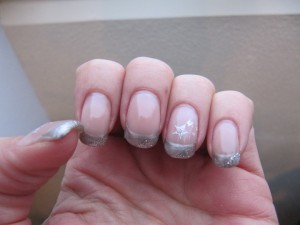  Gelnägel, meine Weihnachtsnägel, 5. Versuch in Anfänger Nageldesign