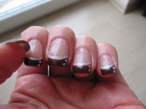  Gelnägel, meine vorweihnachtlichen, 4. Versuch in Anfänger Nageldesign