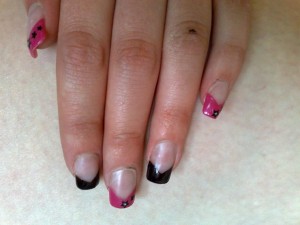 Gel Modellage Bilder aus meiner Anfangszeit in Anfänger Nageldesign