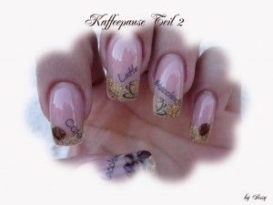  Kaffeepause in Anfänger Nageldesign