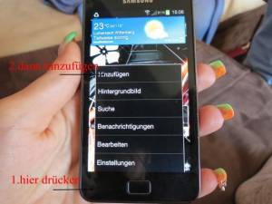 2 Displayhelligkeit Samsung Galaxy S2 in Small Talk