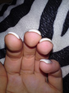  darf ich auch mal? meine 3 selbstmodellage (Gel) in Anfänger Nageldesign