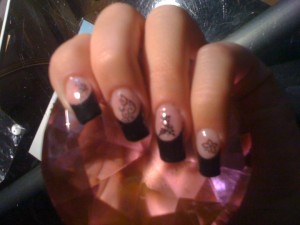  Neue Modellage Black Beauty in Anfänger Nageldesign