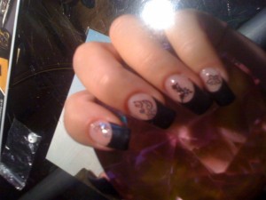  Neue Modellage Black Beauty in Anfänger Nageldesign