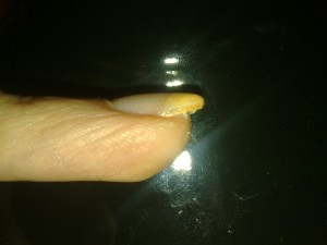 Mein 1. Versuch - bitte um Kritik ! in Anfänger Nageldesign