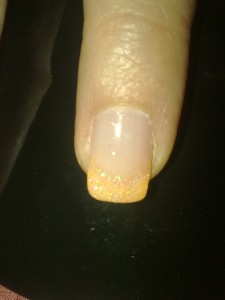  Mein 1. Versuch - bitte um Kritik ! in Anfänger Nageldesign