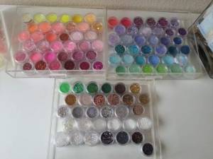 Glitzersammlung Nailartsammlung in Nageldesign