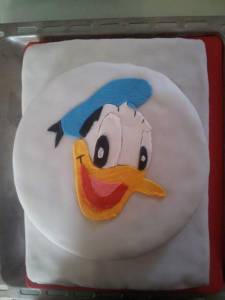 Motivtorte Donald Duck Geburtstagstorte in Small Talk
