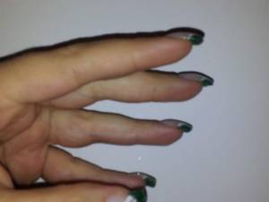  Schablonen Verlängerung mit Glitzergel- Meinungen? in Anfänger Nageldesign