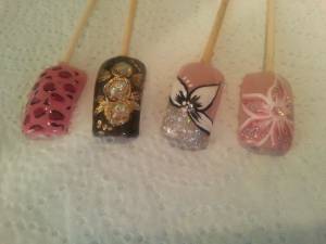 Alle Auch ich habe die Sonne gemieden. in Nageldesign